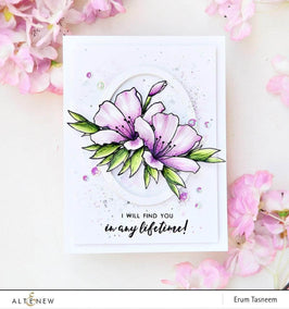 Altenew Stamp & Die Bundle Springtime Azalea Stamp & Die Bundle