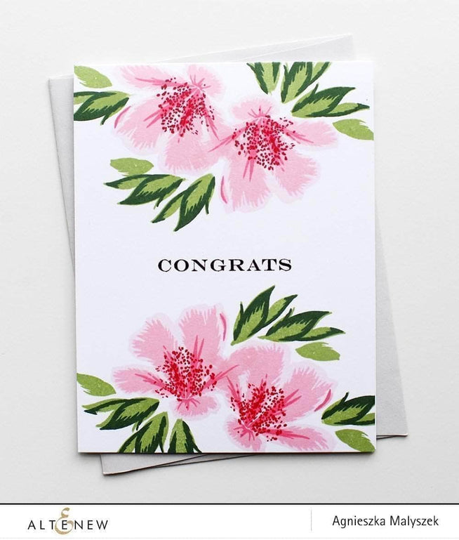 Altenew Stamp & Die Bundle Springtime Azalea Stamp & Die Bundle