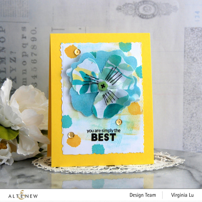Altenew Stamp & Die Bundle Stamped & Sketched Coordinating Stamp & Die Bundle