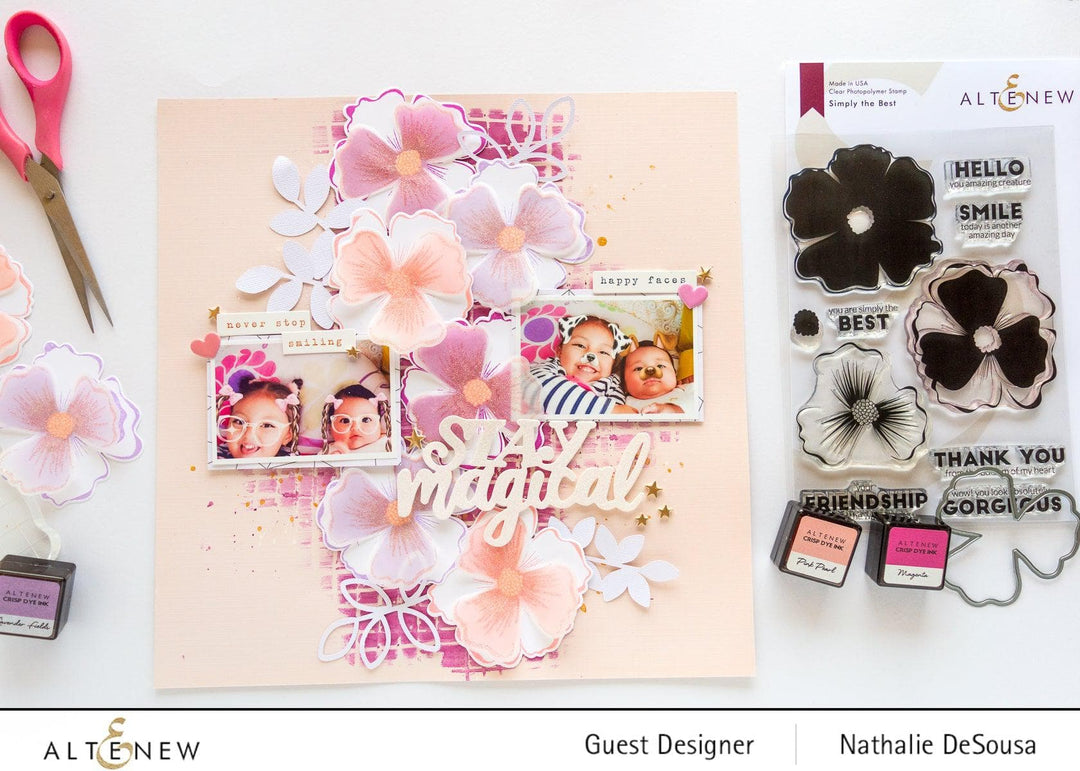 Altenew Stamp & Die Bundle Stamped & Sketched Coordinating Stamp & Die Bundle