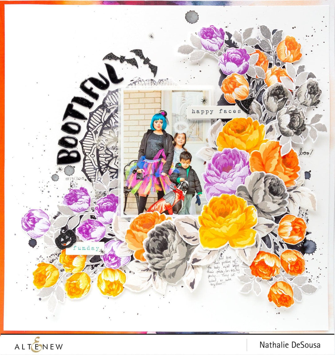 Altenew Stamp & Die Bundle Stamped & Sketched Coordinating Stamp & Die Bundle