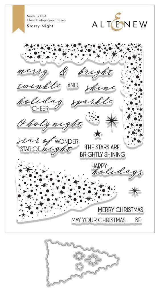 Altenew Stamp & Die Bundle Starry Night Stamp & Die Bundle