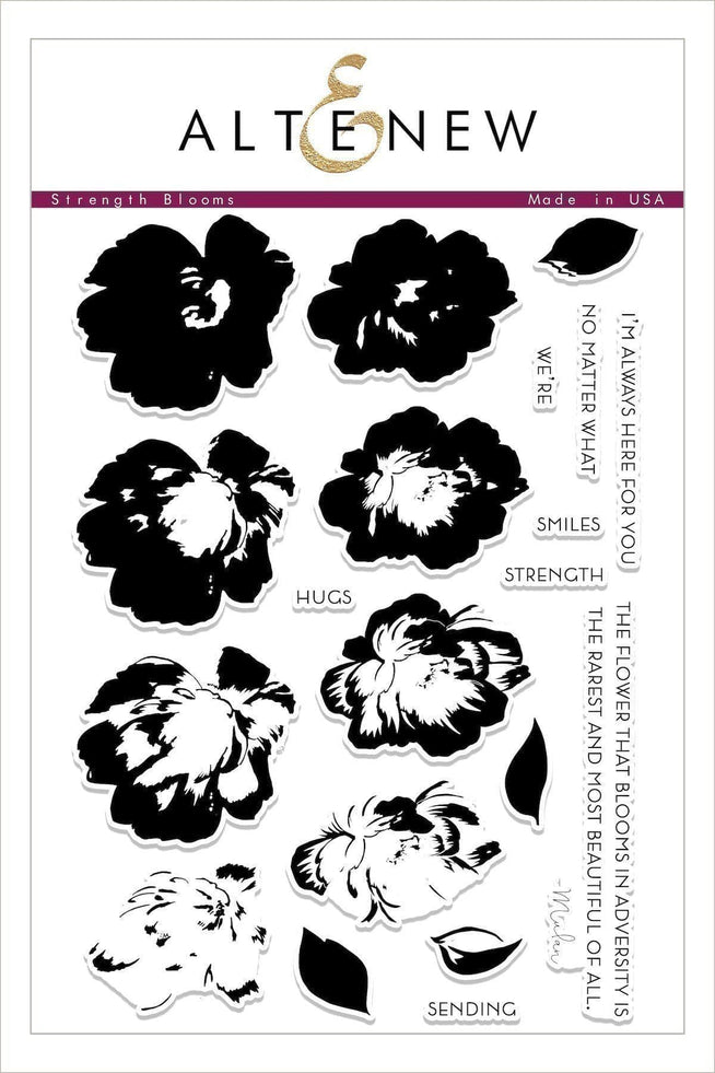 Altenew Stamp & Die Bundle Strength Blooms Stamp & Die Bundle