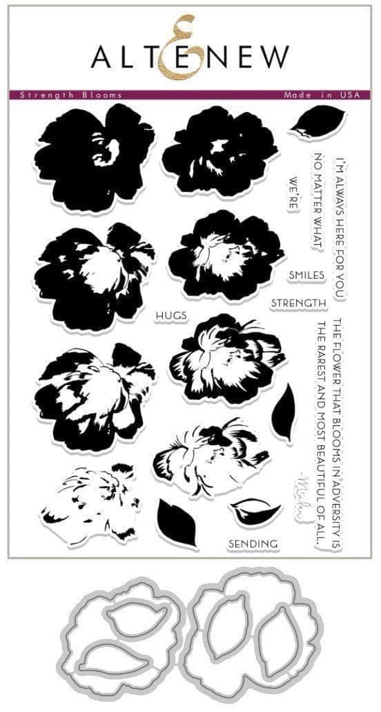 Altenew Stamp & Die Bundle Strength Blooms Stamp & Die Bundle