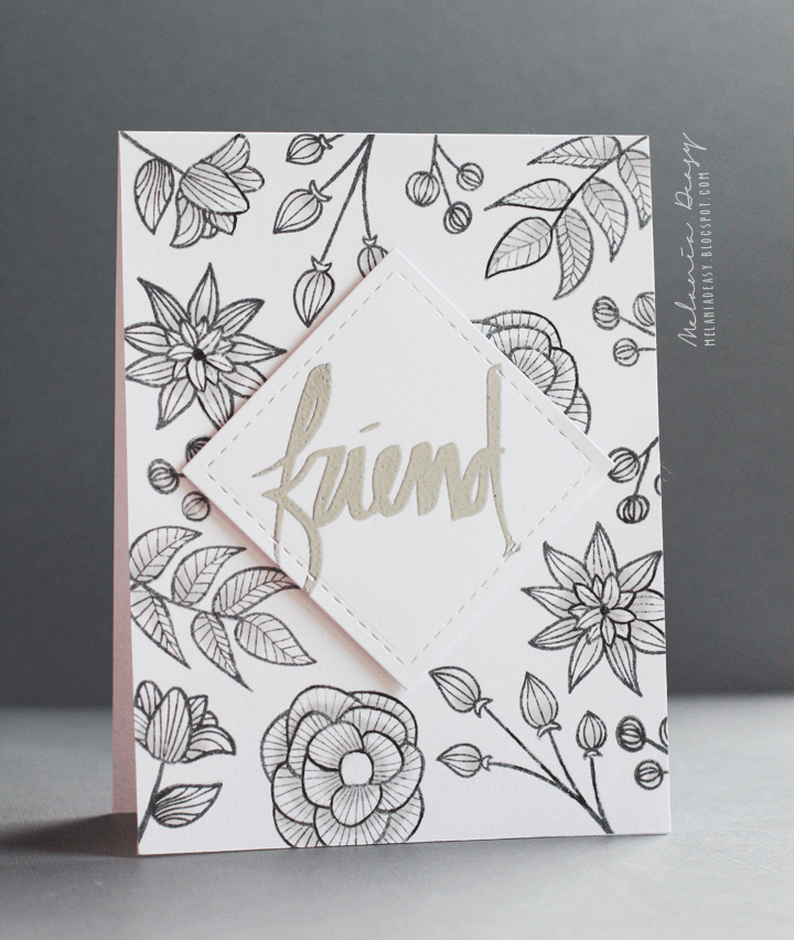 Altenew Stamp & Die Bundle Striped Florals Stamp & Die Bundle