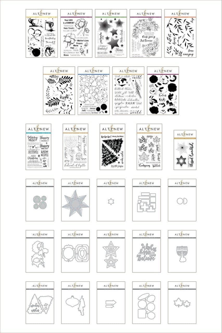 Altenew Stamp & Die Bundle Tis the Season Stamp & Die Bundle