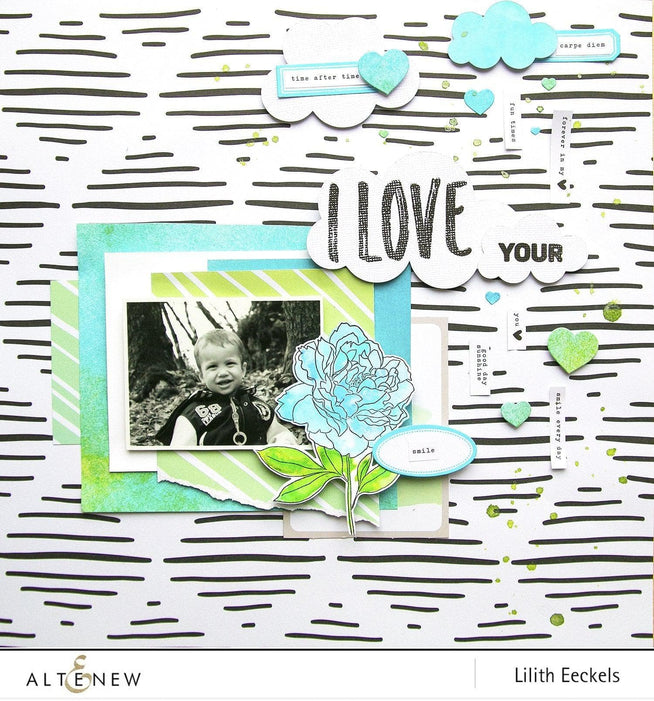Altenew Stamp & Die Bundle Z - Unique and Lovely Stamp & Die Bundle