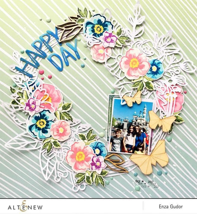 Altenew Stamp & Die Bundle Z - Unique and Lovely Stamp & Die Bundle
