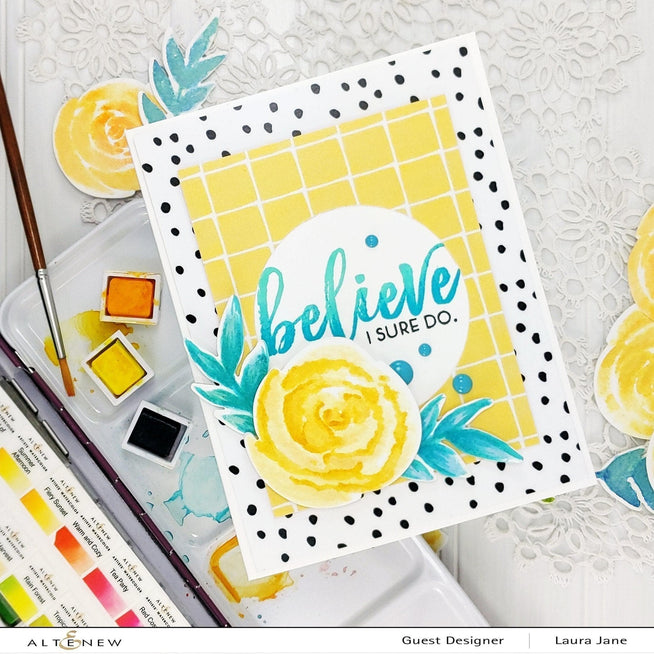 Altenew Stamp & Die Bundle Watercolor Roses Stamp & Die Bundle