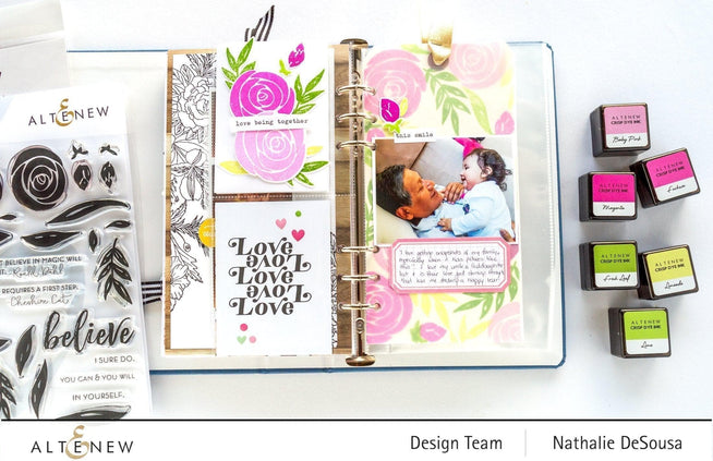 Altenew Stamp & Die Bundle Watercolor Roses Stamp & Die Bundle