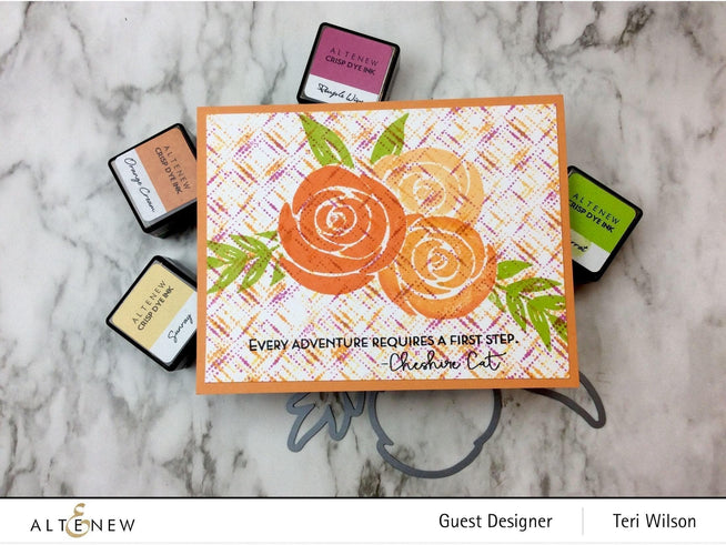 Altenew Stamp & Die Bundle Watercolor Roses Stamp & Die Bundle