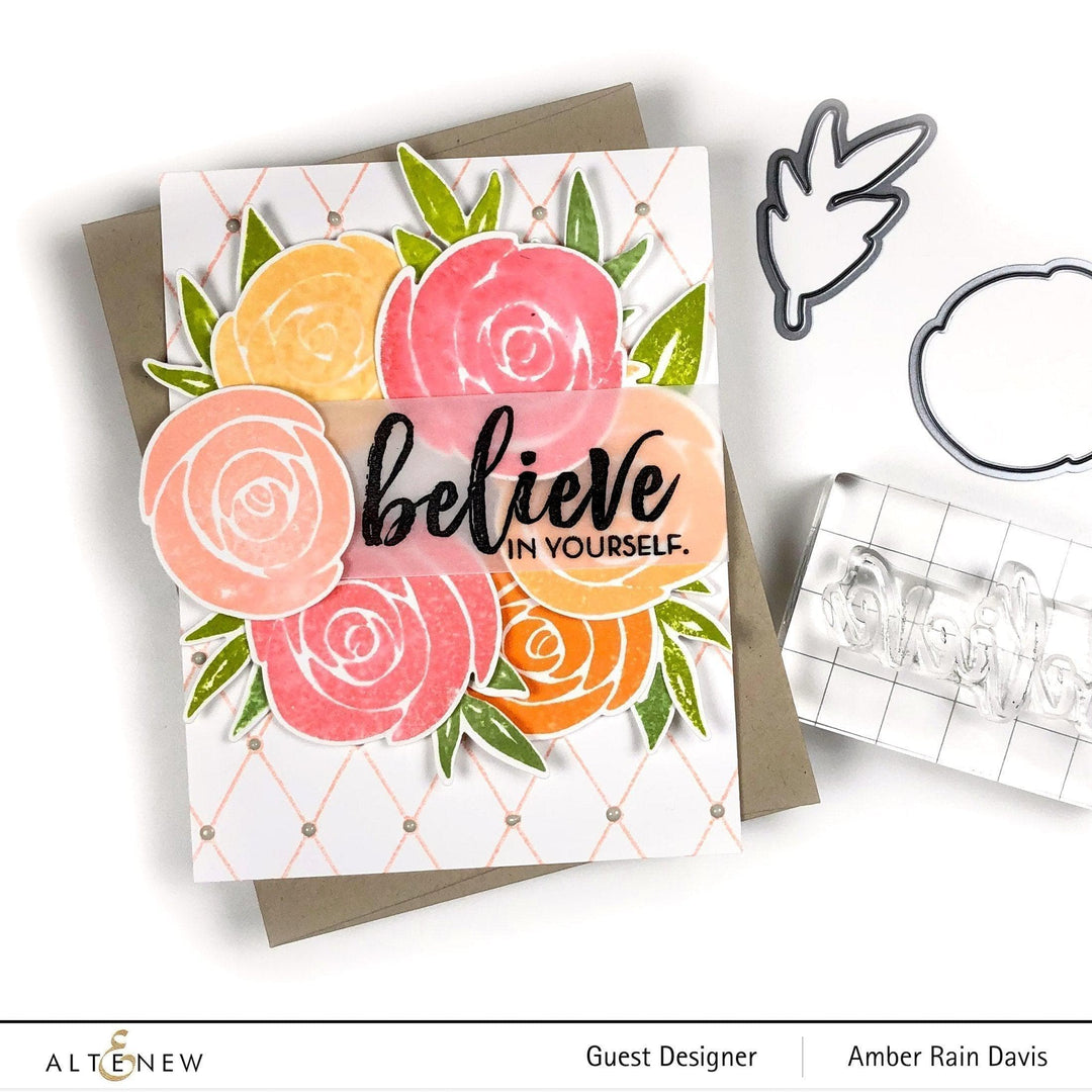 Altenew Stamp & Die Bundle Watercolor Roses Stamp & Die Bundle