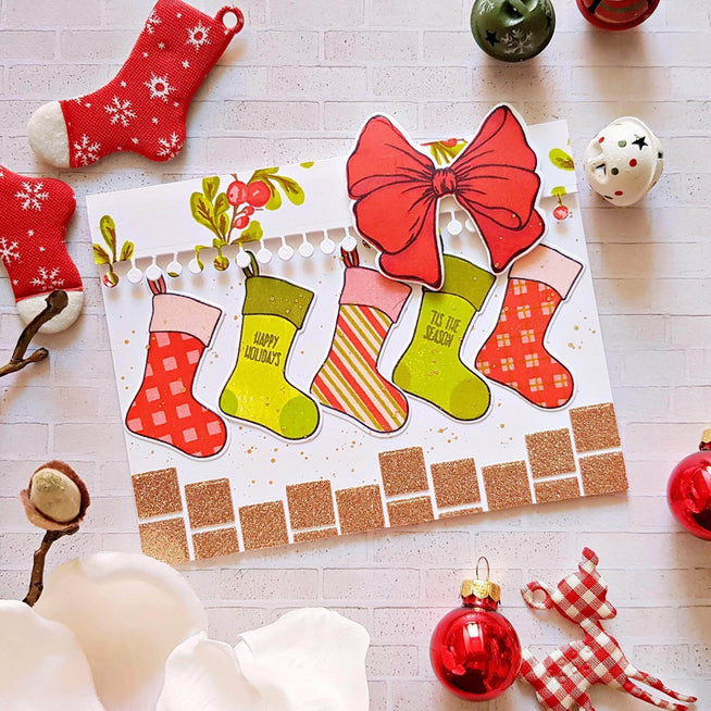 Altenew Stamp & Die Bundle Winter Memories Coordinating Stamp & Die Bundle