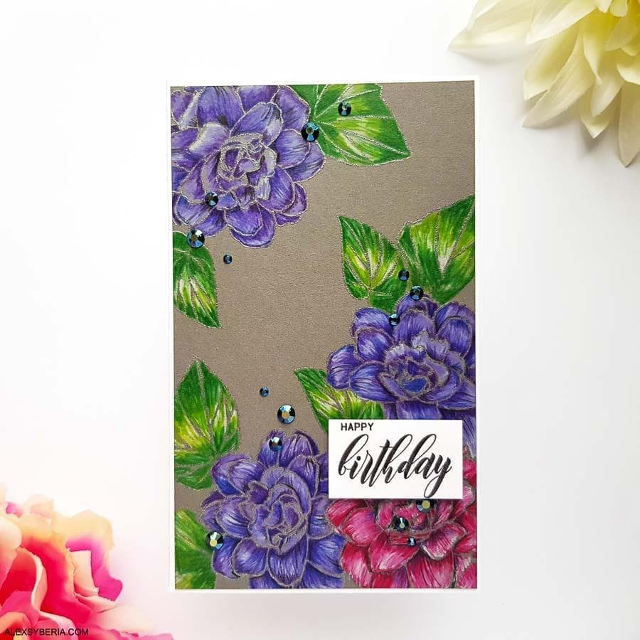 Altenew Stamp & Die Bundle Wispy Begonia Stamp & Die Bundle