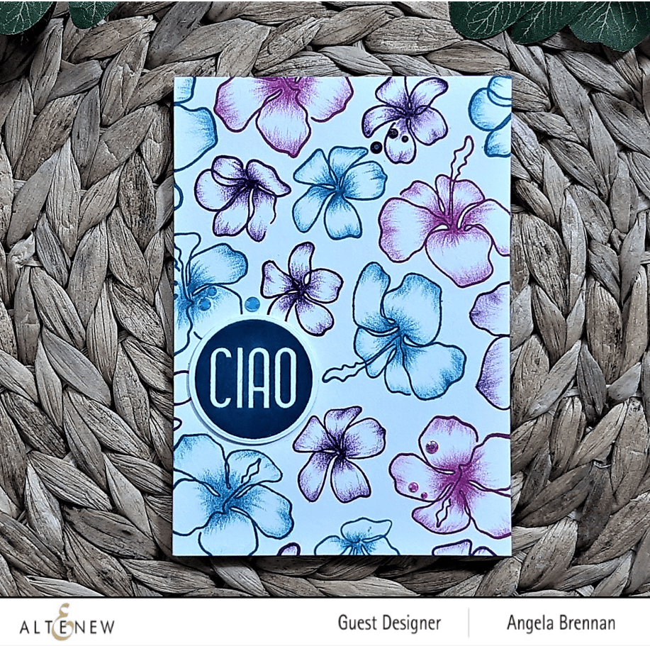 Altenew Stamp & Die & Hot Foil Plate Bundle Linear Life: Tropical Garden Stamp & Die & Hot Foil Plate Bundle