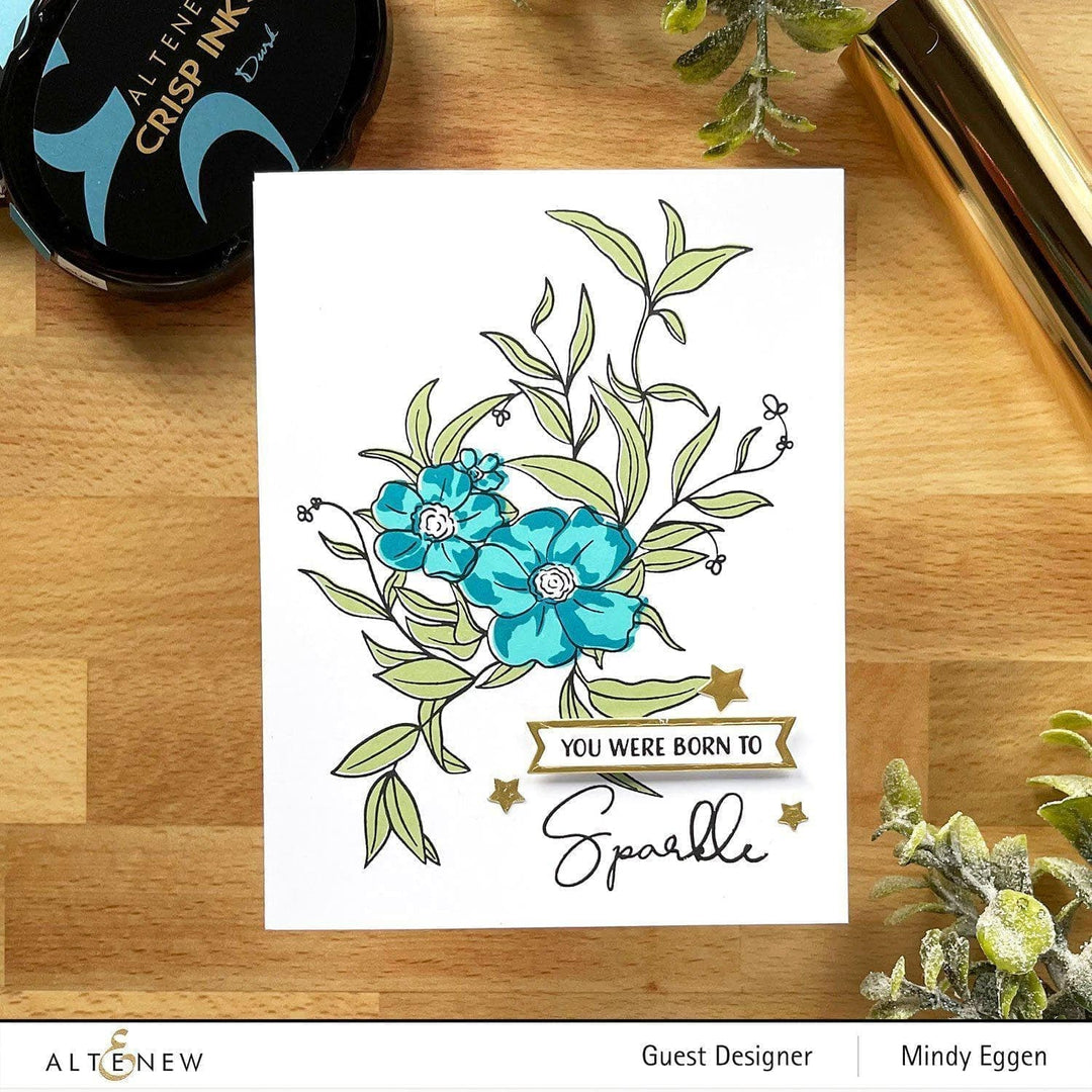 Altenew Stamp & Die & Hot Foil Plate Bundle Sparkle Bright Stamp & Die & Hot Foil Plate Bundle