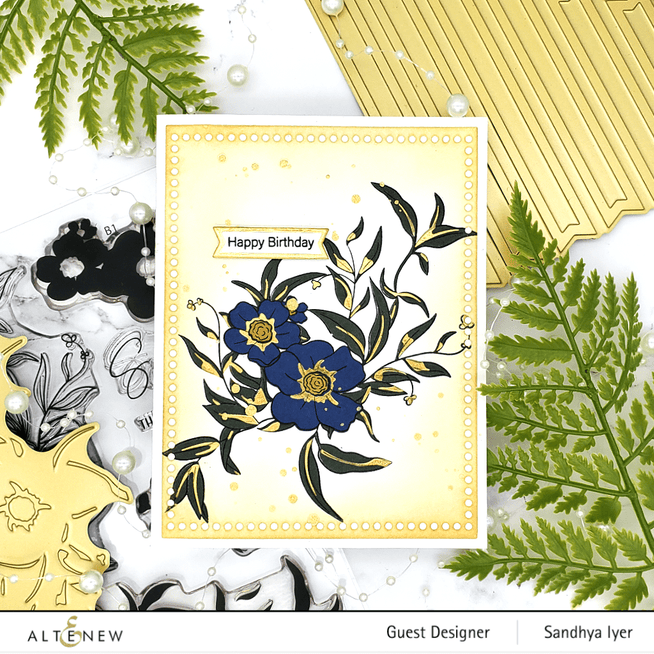 Altenew Stamp & Die & Hot Foil Plate Bundle Sparkle Bright Stamp & Die & Hot Foil Plate Bundle
