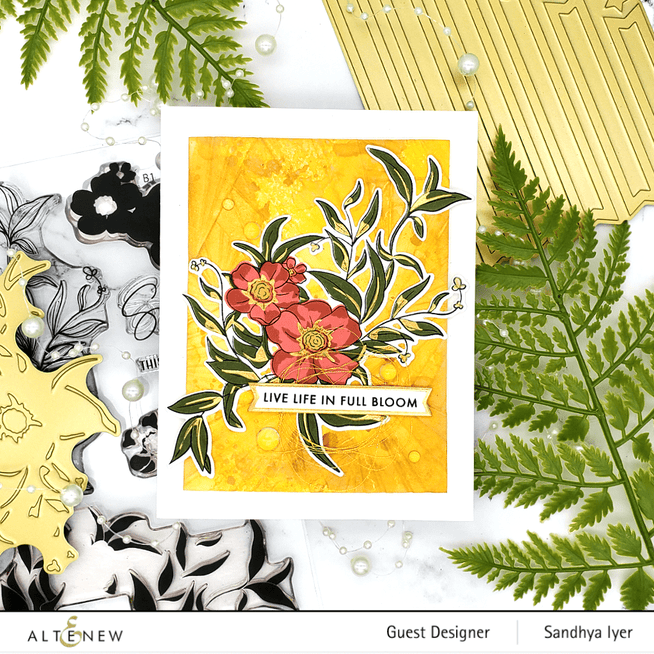 Altenew Stamp & Die & Hot Foil Plate Bundle Sparkle Bright Stamp & Die & Hot Foil Plate Bundle