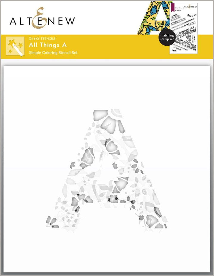 Altenew Stamp & Die & Stencil Bundle All Things A Stamp & Die & Stencil Bundle