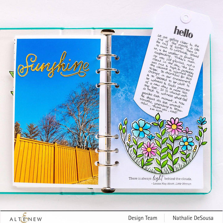 Altenew Stamp & Die & Stencil Bundle Arch of Flowers Stamp & Die & Stencil Bundle