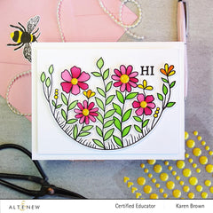 Altenew Stamp & Die & Stencil Bundle Arch of Flowers Stamp & Die & Stencil Bundle