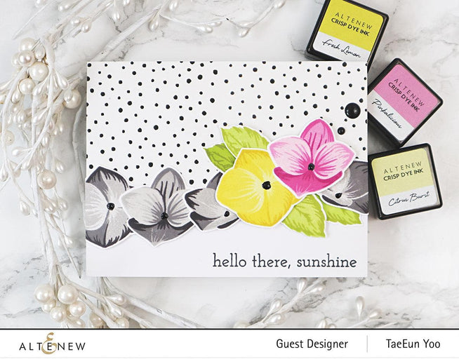 Altenew Stamp & Die & Stencil Bundle Basic Blooms Stamp & Die & Mask Stencil Bundle