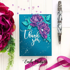 Altenew Stamp & Die & Stencil Bundle Beautiful Peony Stamp & Die & Mask Stencil Bundle