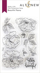Altenew Stamp & Die & Stencil Bundle Beautiful Peony Stamp & Die & Mask Stencil Bundle
