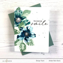Altenew Stamp & Die & Stencil Bundle Beauty Within Stamp & Die & Coloring Stencil Bundle
