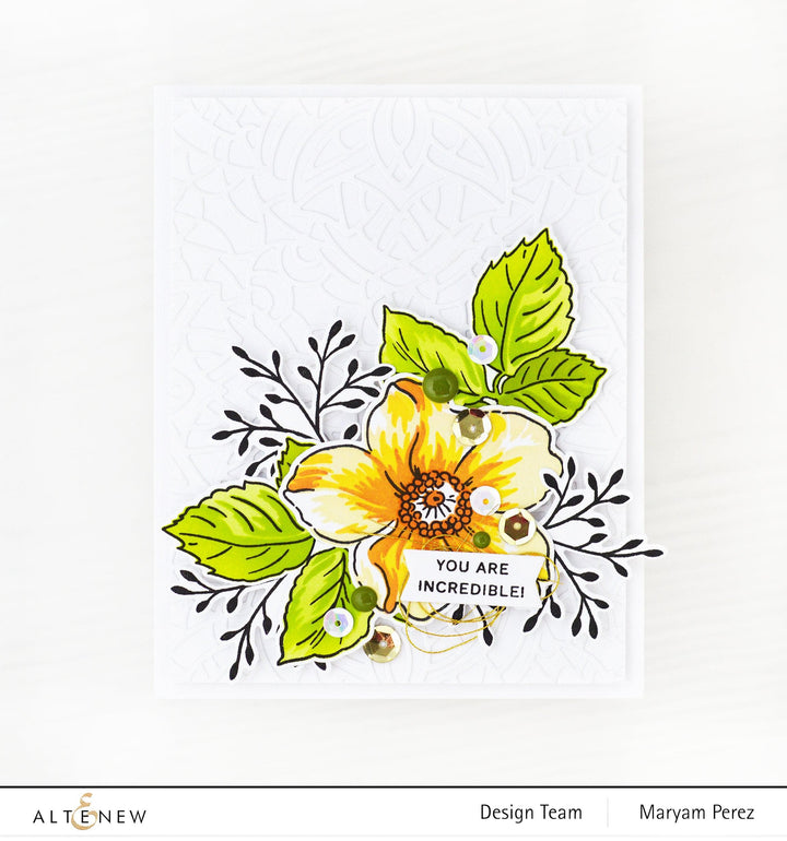 Altenew Stamp & Die & Stencil Bundle Beauty Within