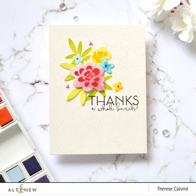 Altenew Stamp & Die & Stencil Bundle Bold Bunch Stamp & Die & Mask Stencil Bundle