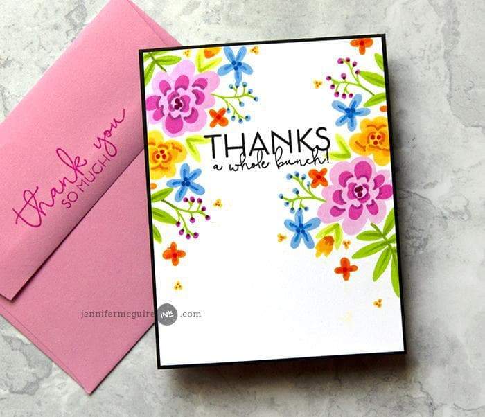 Altenew Stamp & Die & Stencil Bundle Bold Bunch Stamp & Die & Mask Stencil Bundle