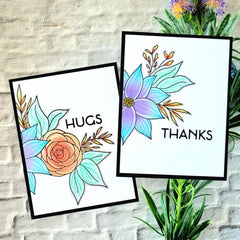 Altenew Stamp & Die & Stencil Bundle Calming Cluster Stamp & Die & Stencil Bundle
