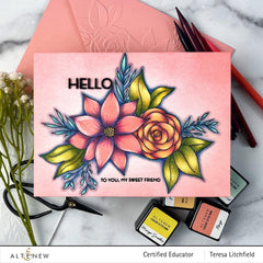 Altenew Stamp & Die & Stencil Bundle Calming Cluster Stamp & Die & Stencil Bundle