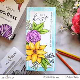 Altenew Stamp & Die & Stencil Bundle Calming Cluster Stamp & Die & Stencil Bundle