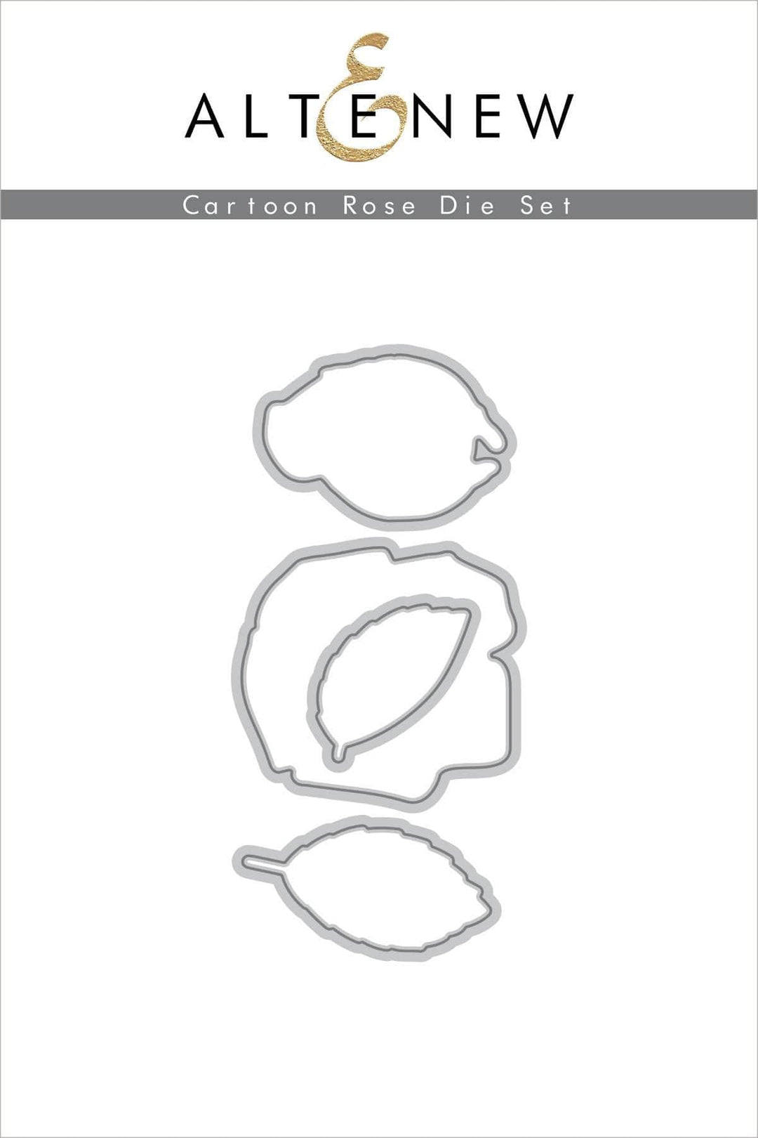 Altenew Stamp & Die & Stencil Bundle Cartoon Rose