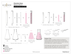 Altenew Stamp & Die & Stencil Bundle Chemistry Vases Complete Bundle