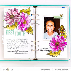 Altenew Stamp & Die & Stencil Bundle Dazzling Dahlia Stamp & Die & Stencil Bundle