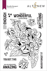 Altenew Stamp & Die & Stencil Bundle Doodle Bouquet
