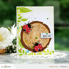Altenew Stamp & Die & Stencil Bundle Exotic Plumerias