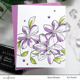 Altenew Stamp & Die & Stencil Bundle Fabulous Florets Stamp & Die & Mask Stencil Bundle