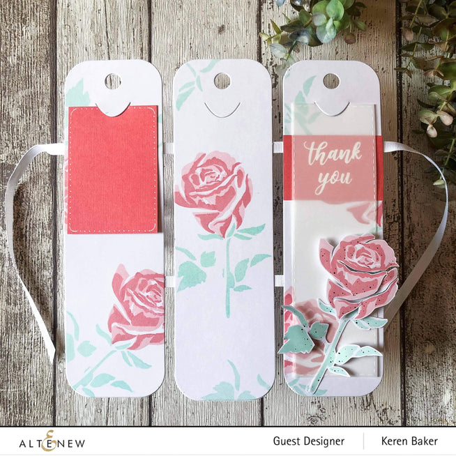 Altenew Stamp & Die & Stencil Bundle Fairy Tale Rose Stamp & Die & Stencil Bundle