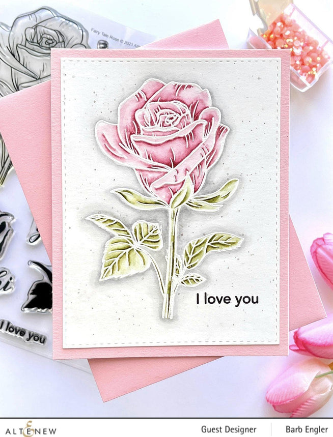 Altenew Stamp & Die & Stencil Bundle Fairy Tale Rose Stamp & Die & Stencil Bundle