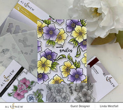 Altenew Stamp & Die & Stencil Bundle Floral Henna Stamp & Die & Stencil Bundle
