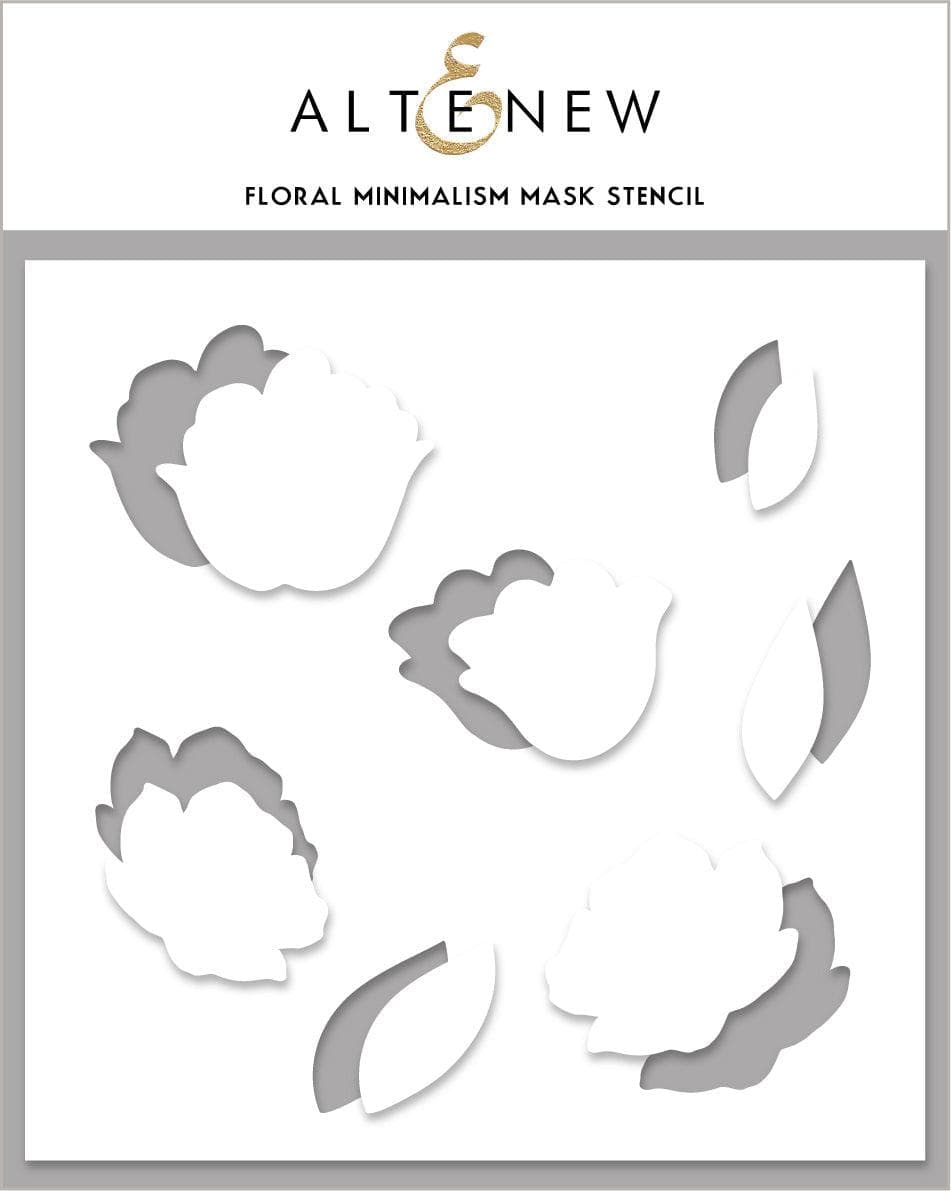Altenew Stamp & Die & Stencil Bundle Floral Minimalism