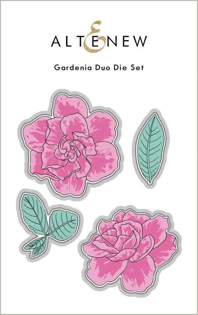 Altenew Stamp & Die & Stencil Bundle Gardenia Duo Stamp & Die & Mask Stencil Bundle