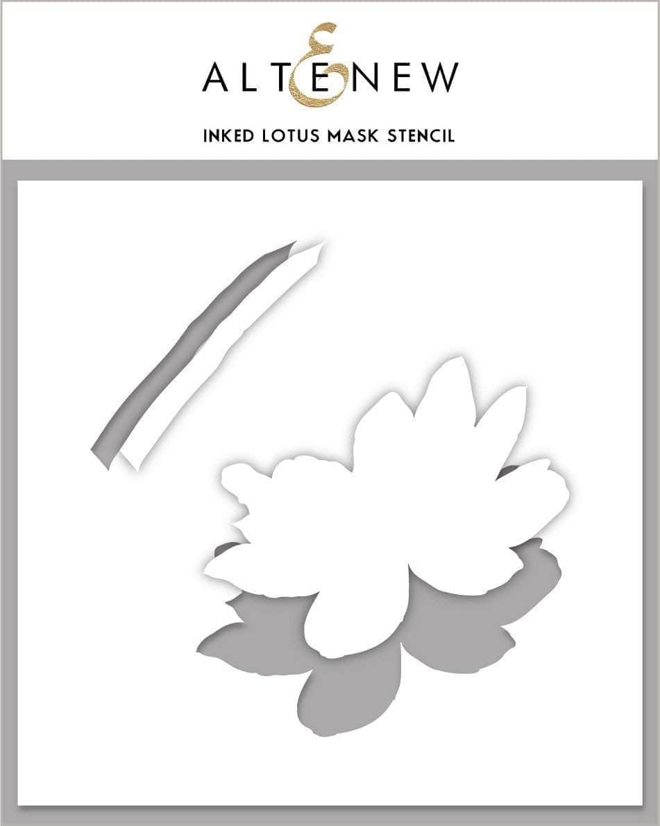 Altenew Stamp & Die & Stencil Bundle Inked Lotus