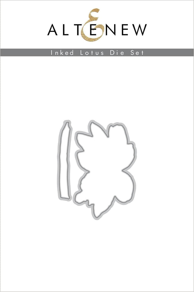 Altenew Stamp & Die & Stencil Bundle Inked Lotus