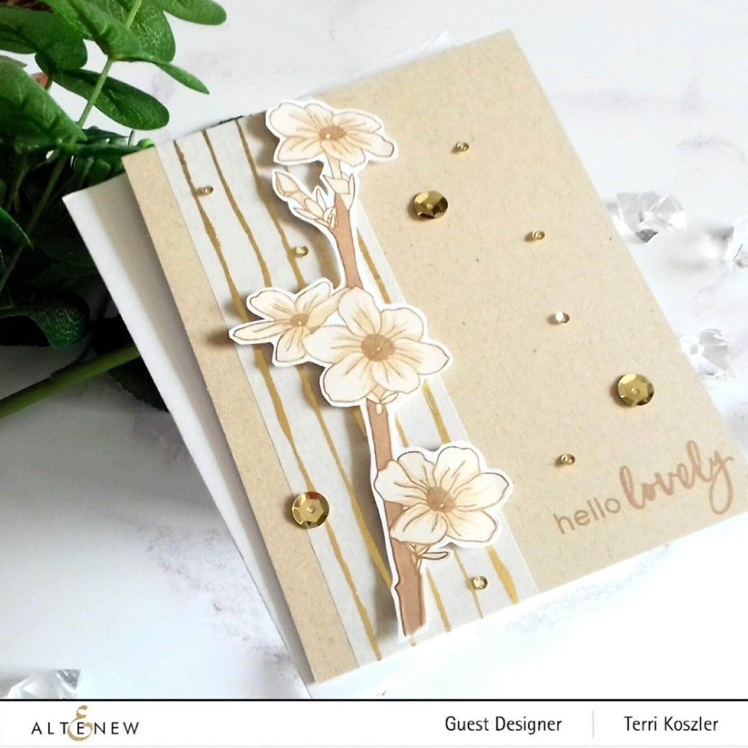 Altenew Stamp & Die & Stencil Bundle Just Jasmine Stamp & Die & Mask Stencil Bundle