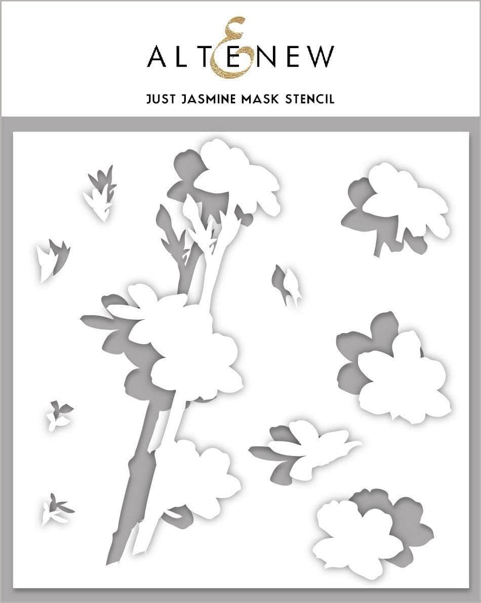 Altenew Stamp & Die & Stencil Bundle Just Jasmine Stamp & Die & Mask Stencil Bundle